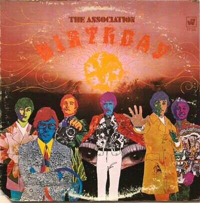 THE ASSOCIATION BIRTHDAY 1968 USA WARNER VINYL LP WS 1733 PSYCHE EX