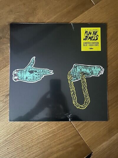 Run The Jewels - Run The Jewels - On Blue Aqua Vinyl - New & Sealed