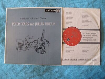 SB-6621. PETER PEARS & JULIAN BREAM. Music For Voice And Guitar.