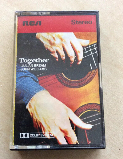 Julian Bream & John Williams " Together " RCA stereo cassette -RK83257