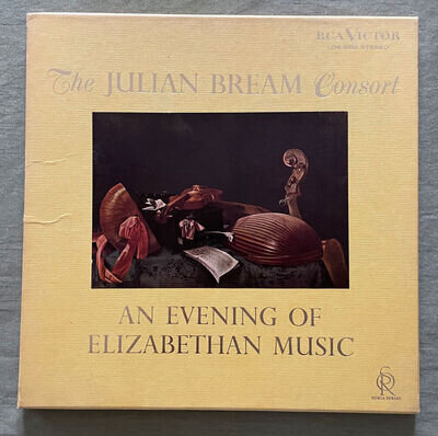 JULIAN BREAM CONSORT Elizabethan Music Ed1 RCA LDE-2656 US-1963 LP-box NM-