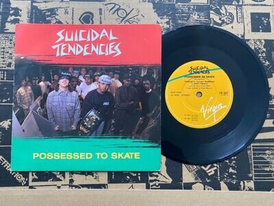 Suicidal Tendencies - Possessed To Skate 7" - 1987 Virgin Records