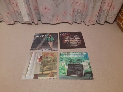 Collection 4 Tom T. Hall vinyl LPs Greatest Hits Last Hard Town Country Records