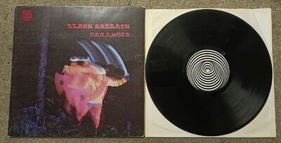 BLACK SABBATH PARANOID - ORIGINAL UK VERTIGO SWIRL 12" VINYL LP