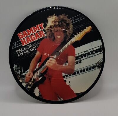 Sammy Hagar – Piece Of My Heart 7" Vinyl Picture Disc GEF A11-1884 VG+