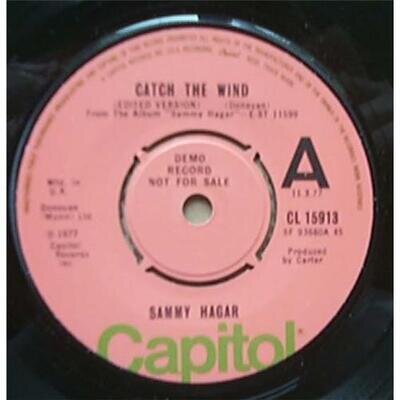 SAMMY HAGAR CATCH THE WIND 7" DEMO 1977 UK