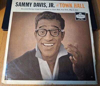 Sammy Davis Jr.– At The Town Hall: Vinyl LP. Brunswick. UK, 1958. VG+/VG