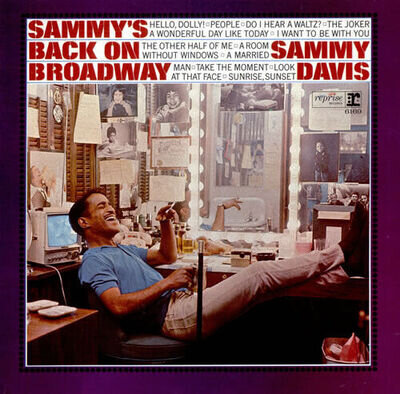 Sammy Davis Jr. - Sammy's Back On Broadway - Used Vinyl Record - 17 - S7294z