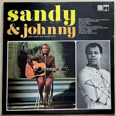 Sandy Denny And Johnny Silvo – Sandy & Johnny LP - 1967 UK Saga Eros VG+ Vinyl