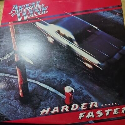 April Wine Harder Faster 12"inch Vinyl Record Lp VG