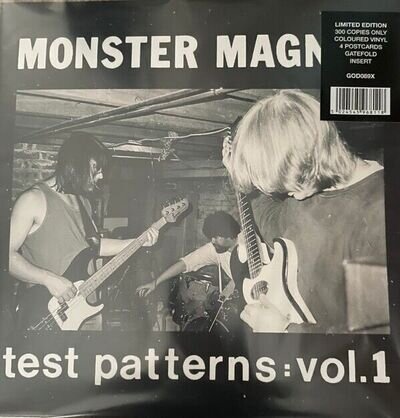 Monster Magnet Test Patterns LP LTD orange vinyl + blotter and cards M/M