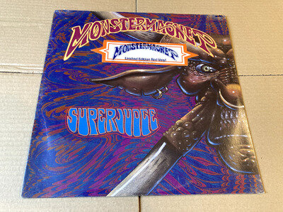 Monster Magnet RARE SEALED ORIGINAL 1993 RED VINYL LP Superjudge LIMITED EDITION