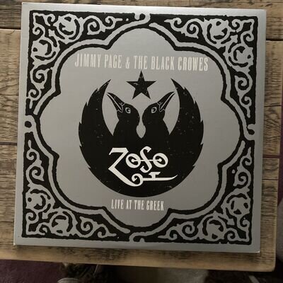 Jimmy Page & The Black Crowes Live At The Greek 3 X LP Vinyl Led Zeppelin