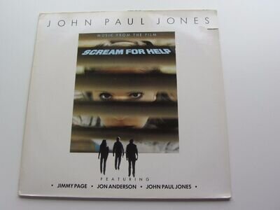 JOHN PAUL JONES 1985 MUSIC FROM THE FILM SCREAM FOR HELP GERMAN LP JIMMY PAGE