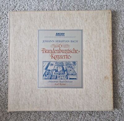 J. S. Bach Brandenburgische Konzerte "6" Vinyl. Archiv Production