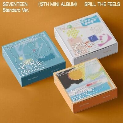 SEVENTEEN [SPILL THE FEELS] 12th Mini Album STANDARD/CD-R+Book+3Card+POB+GIFT