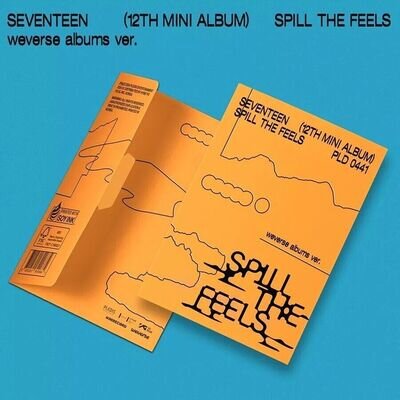 SEVENTEEN SPILL THE FEELS 12th Mini Album WEVERSE ALBUMS Ver/QR Card+2Card+GIFT