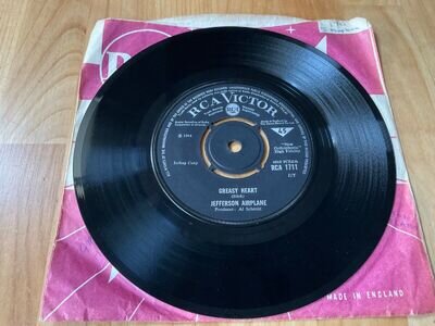 Jefferson Airplane - Greasy Heart 7 inch single Ex