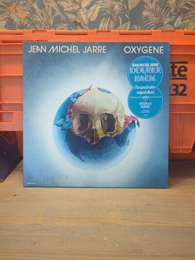 Jean Michel Jarre Oxygene Equinoxe Double LP Vinyl Album VG+ Gatefold Sleeve