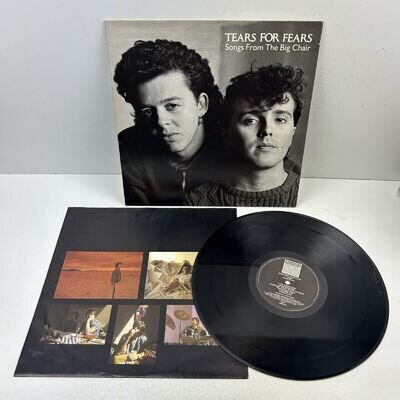 Tears For Fears Songs From the Big Chair LP Vinyl Record EX UK 1st Issue MERH 58