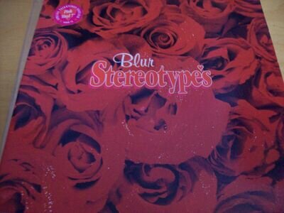 BLUR - STEREOTYPE'S -GATEFOLD -PINK VINYL -7" -33RPM -VG+/VG+