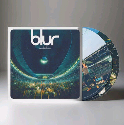 Blur Live at Wembley Stadium Picture Disc Vinyl 2LP Blood Records LOW NUMBER