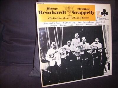 Django Reinhardt Stephane Grappelly (1938-46) UK ace of clubs ACL 1158 (MONO)