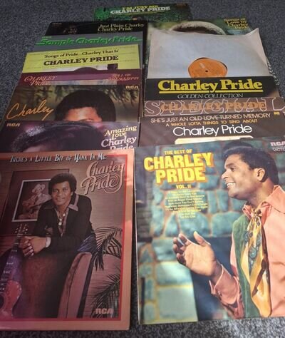 Collection Of Charley pride vinyls