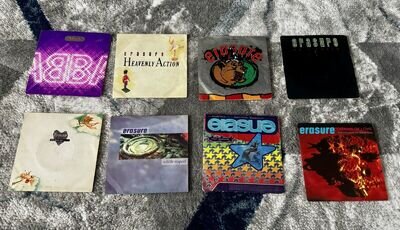 Erasure 7 Inch vinyl singles Lot Job