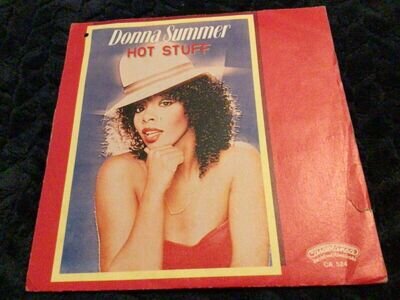 Donna Summer - Hot Stuff 7 inch vinyl single , italy