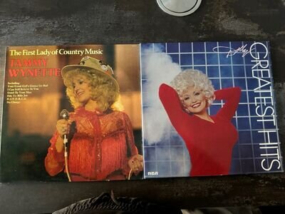 Dolly parton greatest hits vinyl & Tammy Wynette Vinyl LP Records