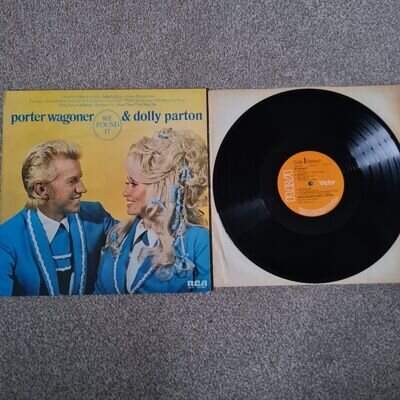 Porter Wagoner & Dolly Parton We Found It LP Shiny Labels