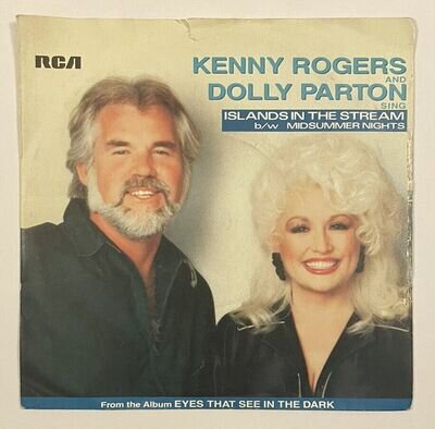 Kenny Rogers And Dolly Parton - Islands In The Stream - 7" Vinyl RCA Records