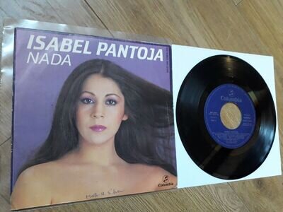 Isabel Pantoja Nada En La Niebla 7" Single 1983 MO 2198 COLUMBIA EURO POP