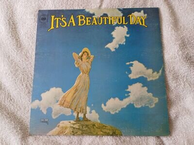 plays ex+ / ex+ its a beautiful day lp 1969 cbs 53722 g/f sleeve ex+ inner vg+