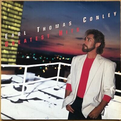 EARL THOMAS CONLEY GREATEST HITS 1989 RCA VINYL LP NL 90314