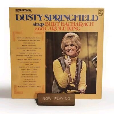 Dusty Springfield ‎– Sings Burt Bacharach And Carole King LP, 1975 Tested NM/EXC