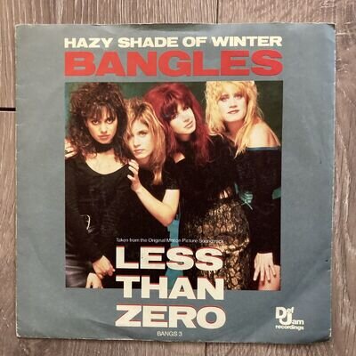 Bangles - Hazy Shade Of Winter - 7" Vinyl Record