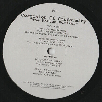 Corrosion Of Conformity - The Rotten Remixes, 12", (Vinyl)