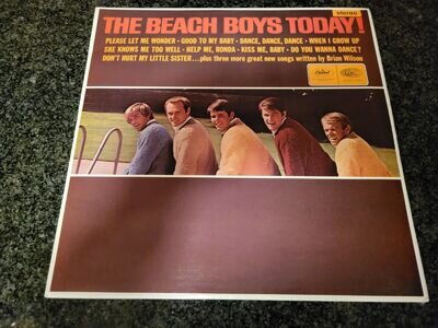 SURF/BEAT-THE BEACH BOYS-TODAY!-UK CAPITOL STEREO LP