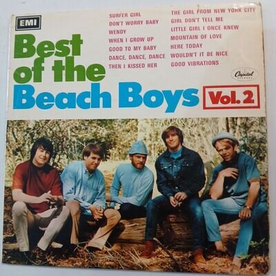 BEST OF THE BEACH BOYS VOL TWO (2) VINYL ALBUM LP (MONO 1967) FREE UK DELIVERY