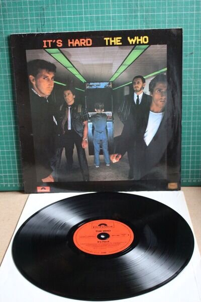 THE WHO: "IT'S HARD" 1982 POLYDOR (WEST GERMANY) LP