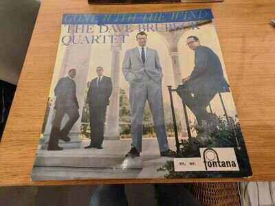 The Dave Brubeck Quartet - Gone With the Wind - Mono - UK - Cool Jazz -good plus