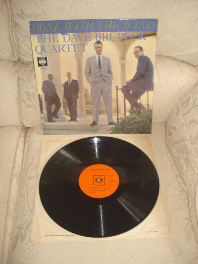 THE DAVE BRUBECK QUARTET Gone With The Wind LP Vinyl CBS Mono BPG 62065 1L/2L UK