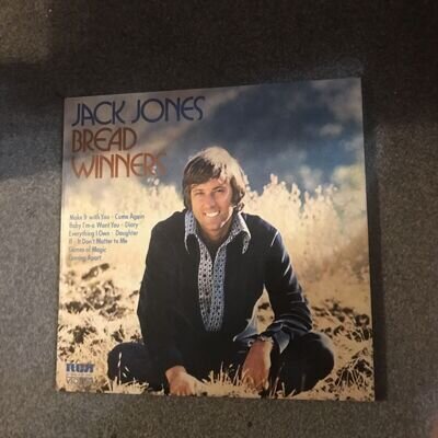 Jack Jones - Bread Winners - Vinyl Record LP Album - 1972 RCA Victor - SF 8280