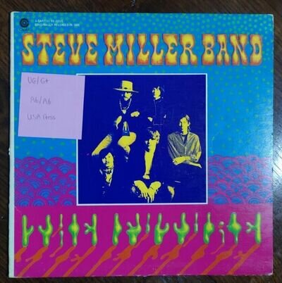 Steve Miller Band Children Of The Future Vinyl Record VG/G+ SKAO-2920 1968