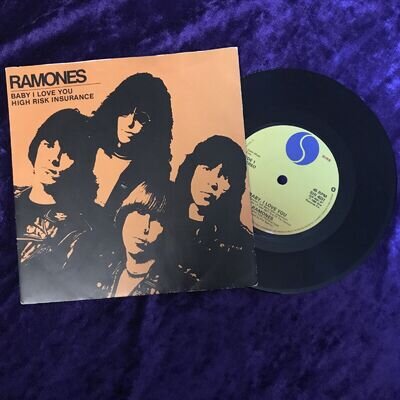 Ramones - Baby I Love You - 7” Picture Sleeve Single 1980 SIR 4031