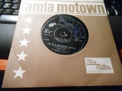 Four Tops - "I'm In A Different World / Remember" TAMLA MOTOWN TMG675 7" single