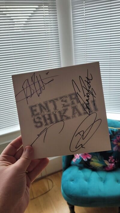 SIGNED ENTER SHIKARI - SORRY YOU'RE NOT A WINNER WHITE VINYL SINGLE UNPLAYED