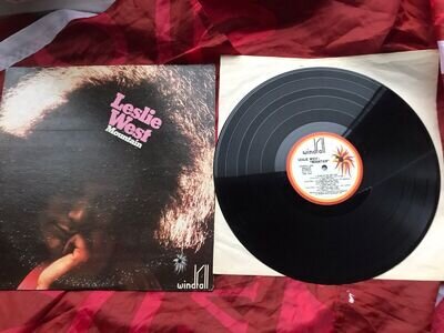 Leslie West-Mountain A B Vinyl LP Windfall 4500 Excellent